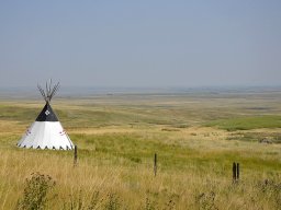 South Alberta Canada Head-Smashed-in Buffalo Jump Great Plains